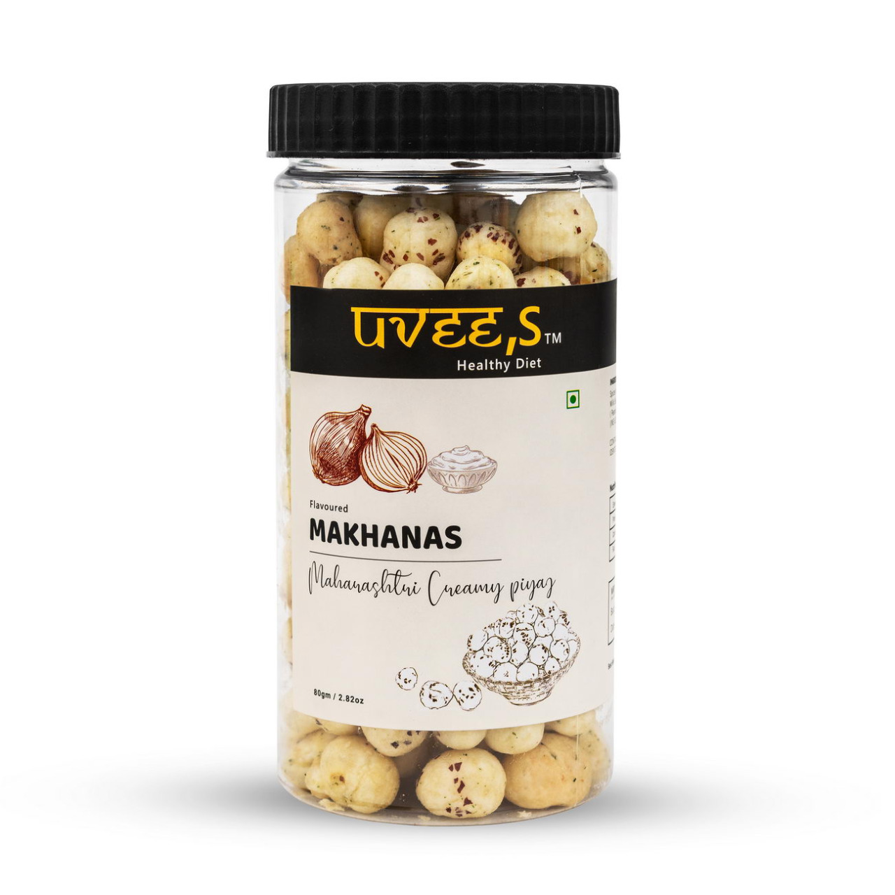 Uvees Makhanas Maharashtri Creamy Piyaj