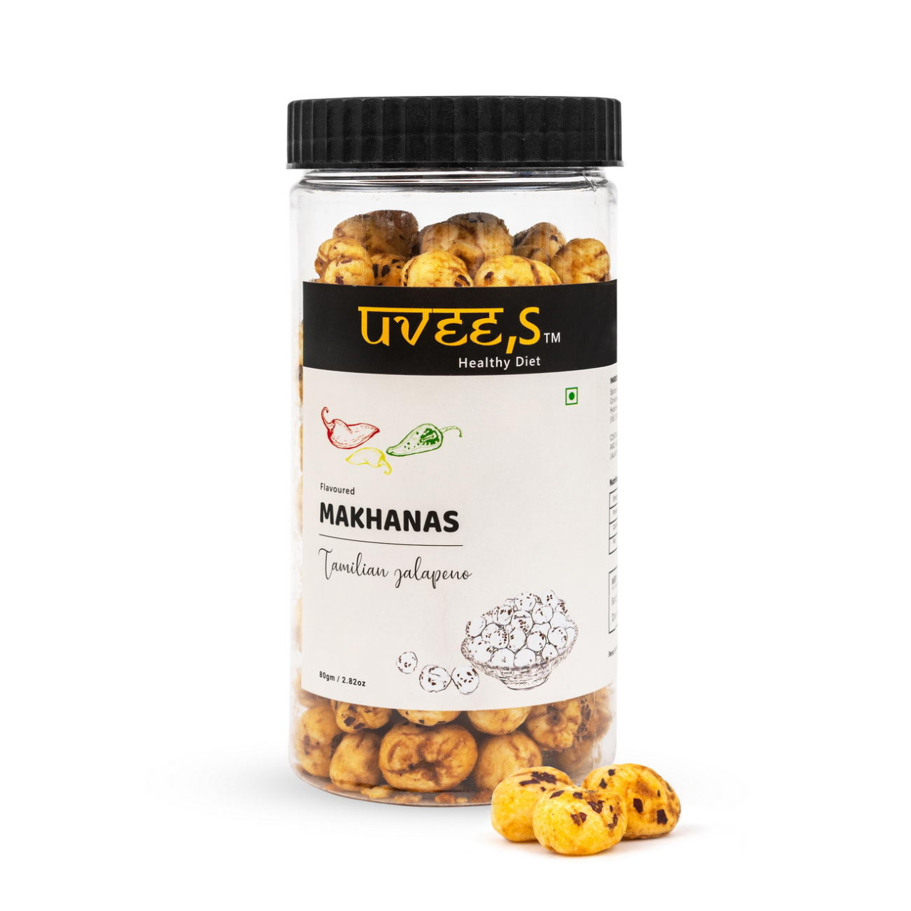 Uvees Makhanas Tamilian Jalapeno