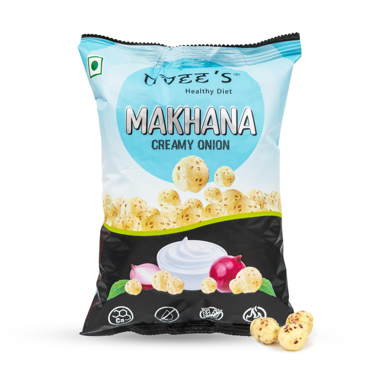 Uvees Makhanas Cream Onion