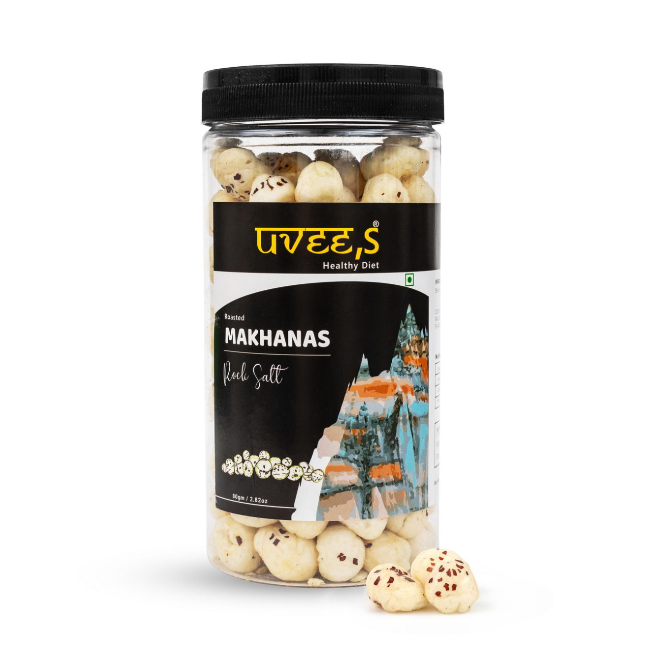 Uvees Makhanas Rock Salt